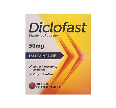 Diclofast 50 mg 30 Tablets