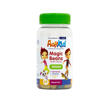 ActiKid Magic Beans Multi Vitamin - Mixed Fruit Flavor 60 Gummies
