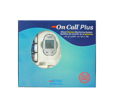 On Call Plus Glucometer+100 Strips+100 Lancets+100 Alcohol Swabs
