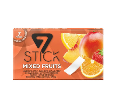 7 Stick Chewing Gum Tropical Flavor Sugar Free 7 Pieces