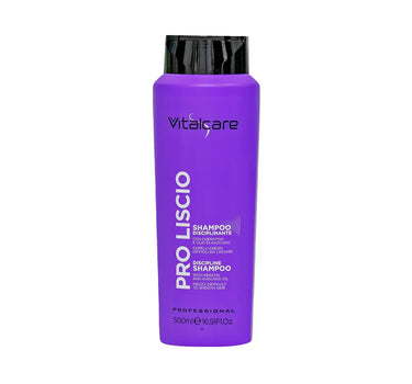 Vitalcare Pro Liscio Discipline Shampoo With Keratin And Avocado Oil - For Frizzy, Difficult To Smooth Hair 500ml