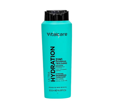Vitalcare Ultra Hydration Hydrating Shampoo+Conditioner With Linseed And Avocado - For Normal To Dry Hair 500ml