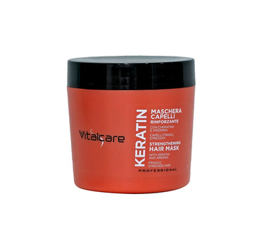 Vitalcare Keratin Strengthening Hair Mask With Keratin And Arginin For Fragile, Stressed Hair 500ml