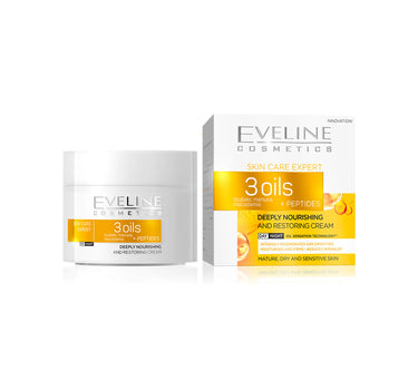 Eveline 3 Oils Day And Night Skin Care Expert Cream 50 ml