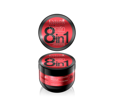 Eveline Hair Clinic Keratin Colour & Repair Mask 500 ml