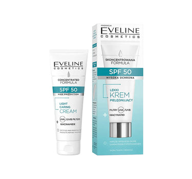 Eveline Concentrated Formula Light Caring + Niacinamide Cream Spf 50 30ml?