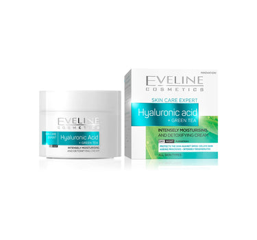 Eveline Hyaluronic Acid And Green Tea Day And Night Cream 50 ml