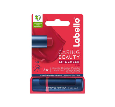 Labello Caring Beauty Lip Balm Spf 30 4 8 G Red