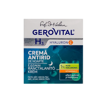 Gerovital Anti Wrinkle Hyaluronic Acid Night Cream 50Ml
