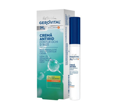 Gerovital Hyaluron Anti Wrinkle Eye And Lip Contour Cream 15Ml