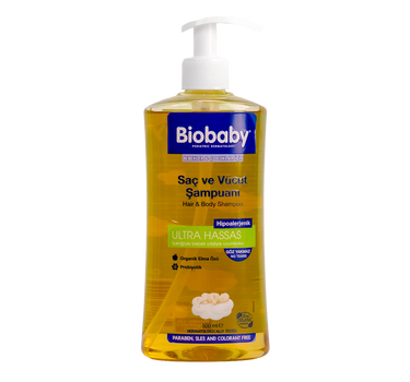 Biobaby Hair & Body Shampoo Ultra Hassas No Tears 500Ml