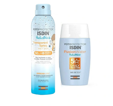 Isdin Pediatric Sun Summer Pack ( Spray + Lotion Free )
