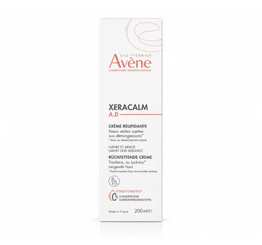 Avene Xeracalm A.D Cream 200ml + A-Derma Epitheliale A.H 200ml Free