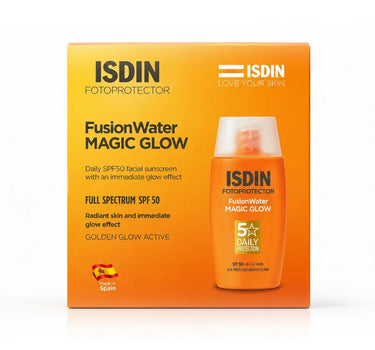 Isdin Fusion Water Magic Glow Fotoprotector 2Pcs Save 50%