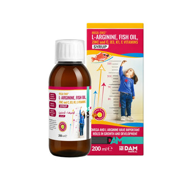 Mega-Om3 L-Arginine Syrup 200ml
