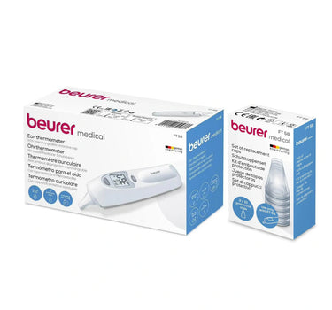 Beurer Ear Thermometer Ft 58 + Replacement Cap Ft 58 Package