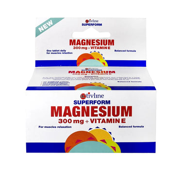 اكتيف لاين مغنيسيوم مع فيتامين إي 60