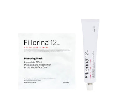 OFFER FILLERINA 12 DENSIFYING NIGHT CREAM GRADE 3 + 12 HA PLUPING MASK