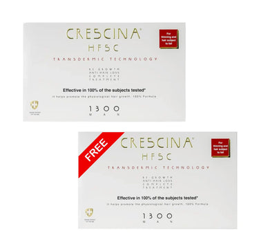 Crescina HFSC Transdermic Complete Treatment 1300 Man 10+10 Vials (1+1 Free)