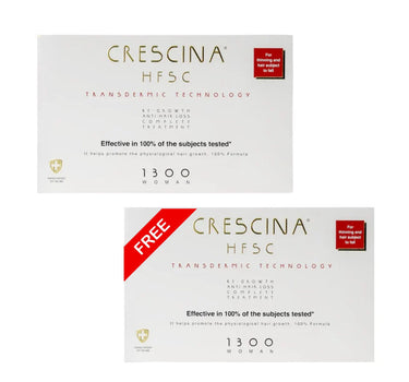 Crescina HFSC Transdermic Complete Treatment 1300 Woman 10+10 Vials (1+1 Free)