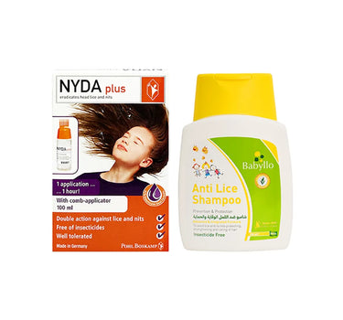 Package Nyda plus + Babyllo Anti Lice Shampoo