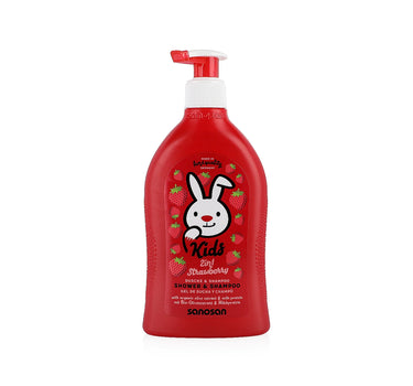 Sanosan Kids Shower & Shampoo Strawberry 400Ml