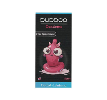 Duddoo Lubricated Dotted Condoms 12 Pcs