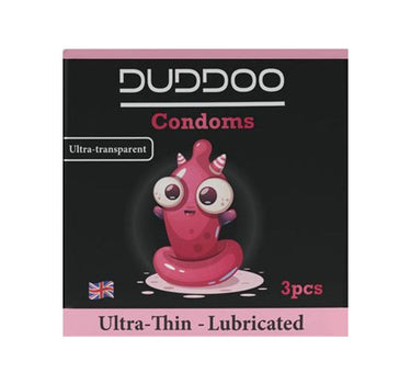 Duddoo Lubricated Anatomic Ultra Thin Condoms 3 Pcs