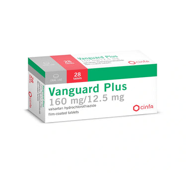 Vangaurd Plus 160/12.5 mg 28 Tablets