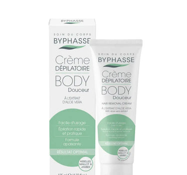Byphasse Body Hair Removal Aloe Vera Cream 125ml