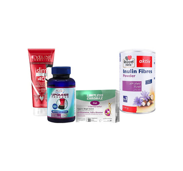 Package Limitless Chromax+Lipoless +Evelin Slim+Doppel Herz Inulin