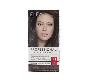 Elea Hair Color Cream 3/4 Dark Chestnut 123ml
