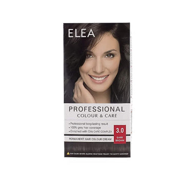 Elea Hair Color Cream 3/0 Dark Brown 123 ml