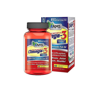AMS Omega 3 1000mg Softgels 60
