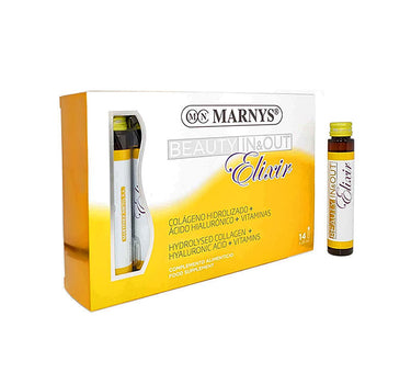 Marnys Beauty In & Out Elixir 14 Vials for healthy skin, nails and hair