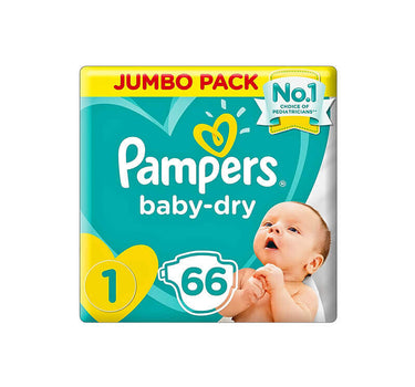 Pampers NB S1 2x66 Jumbo Pack