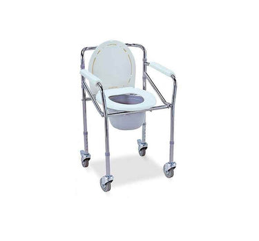 Commode Chair With Wheel FS696   Fado Med