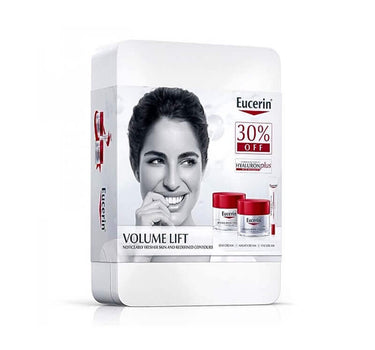 Eucerin Hyaluronic Filler Volume Day 50ml + Night 50ml + Free Eye 15ml