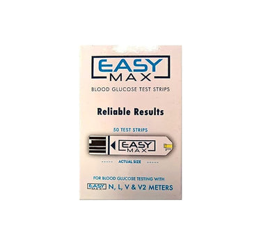 Easymax Blood Glucose Test Strip 50's