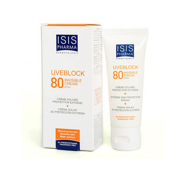 Isis Uveblock Spf80 Invisible Cream Package