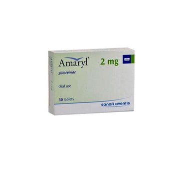Amaryl 2 mg 30 Tabs For Diabetes
