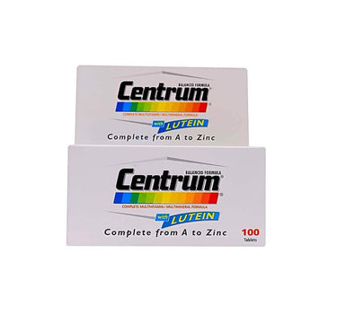 Centrum With Lutein Tabs 100's multivitamin