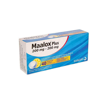 Maalox Plus 40 Tablets