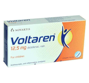 فولتارين 12.5 مجم 10 تحاميل