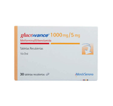 Glucovance 1000/5 mg Tabs 30'S For Diabetes