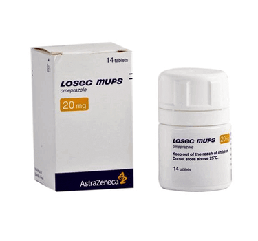 Losec Mups 20 mg 14 Tabs For Colon and Reflux
