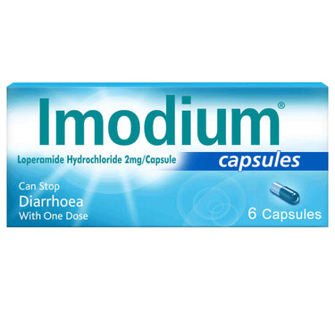 Imodium 2 Mg 6 Capsules for Diarrhea