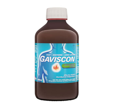 Gaviscon Papermint Liquid Suspension 600 ml For Acidity and Heartburn
