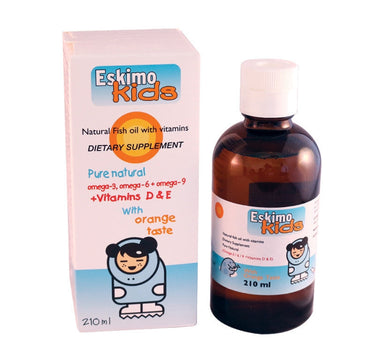 Eskimo Kids Syrup Orange Flavour 210 ml