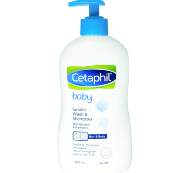 Cetaphil Baby Gentle Wash & Shampoo 400 ml Pump 77139